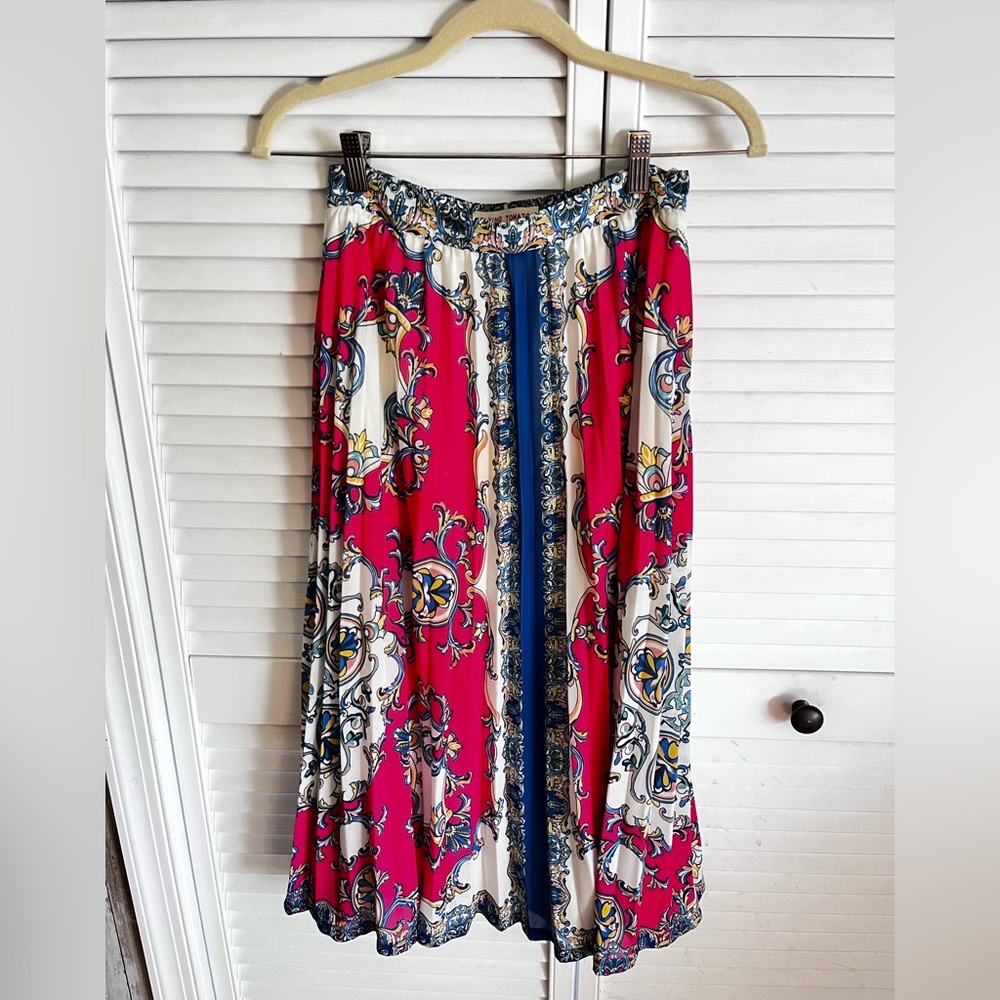 Flying Tomato Vibrant Paisley Long Skirt